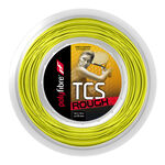 Tenisové Struny Polyfibre TCS Rough 200m neongelb